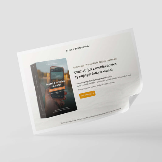 Gift voucher: Photo & Video on Your Phone Course